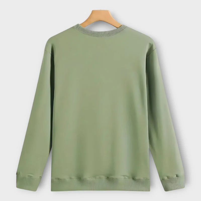 Savings Bonanza modern sports hoodieWinter Green Basic Swaetshirt