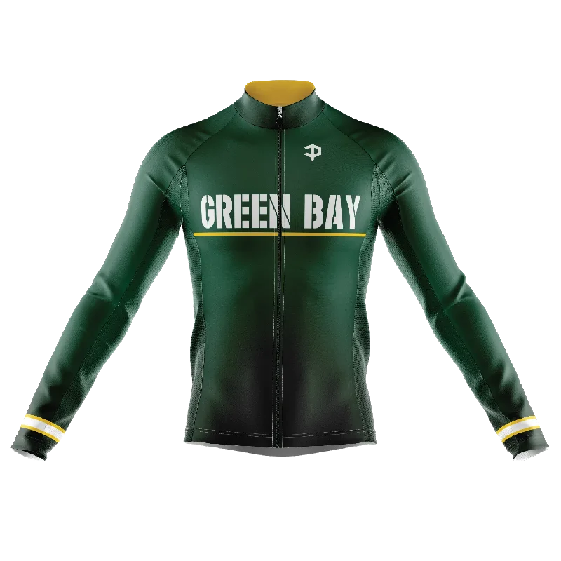 Value Deals contemporary fitness sweatshirtGreen Bay Long Sleeve Cycling Jersey