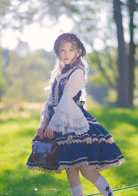 Price Cut casual slip dressInfanta~Cake Tree~Classic Lolita JSK Dress Tiered Lace Dress