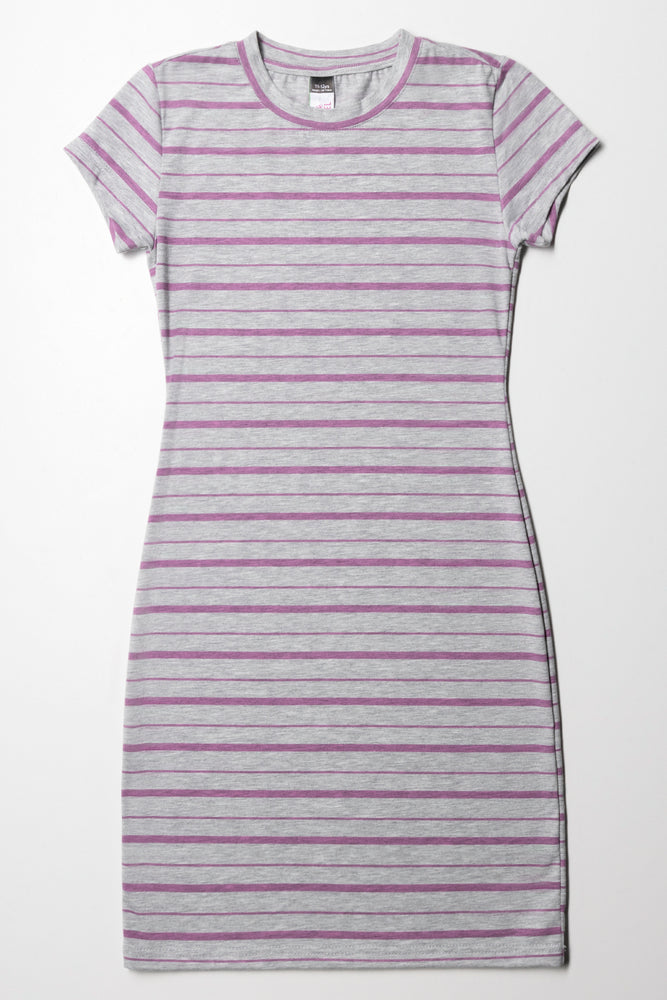 Today’s Special floral dressStriped Bodycon Grey