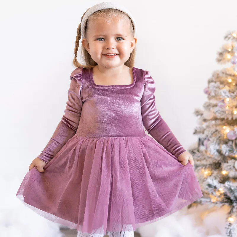 Limited Time relaxed fit dressAmethyst Velvet Tutu Dress