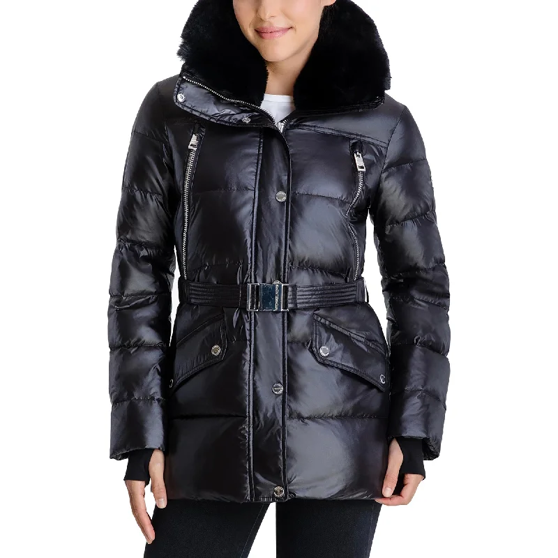 Members Only chic wool coatMichael Michael Kors Women's Black Belted Faux Fur Collar Down Coat Jacket Members Only chic wool coatMichael Michael Kors Women's Black Belted Faux Fur Collar Down Coat Jacket