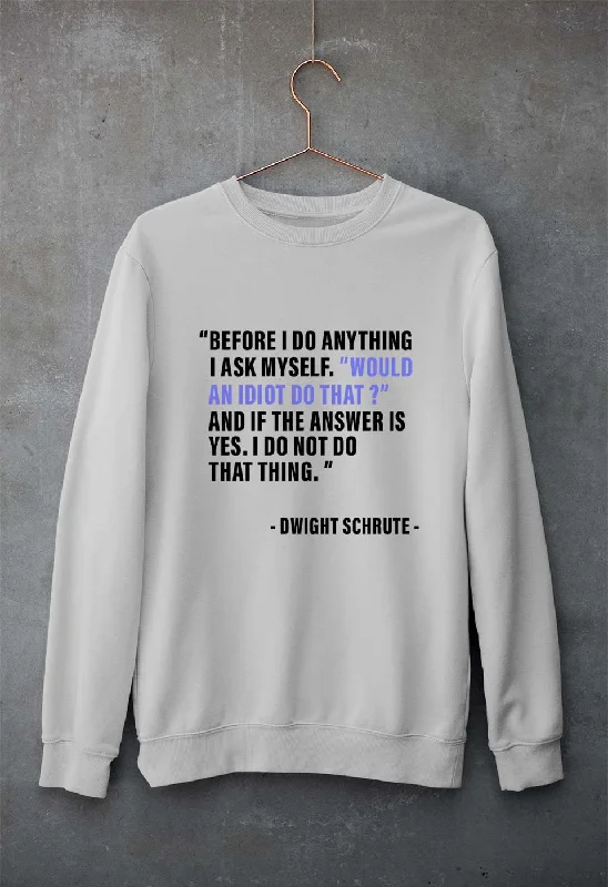 urban activewear hoodieDwight Schrute Unisex Sweatshirt for Men/Women