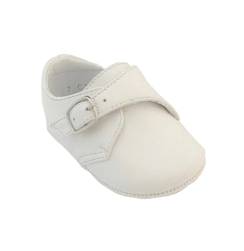 Final Markdown long-sleeve floral dressLeather Crib Shoe