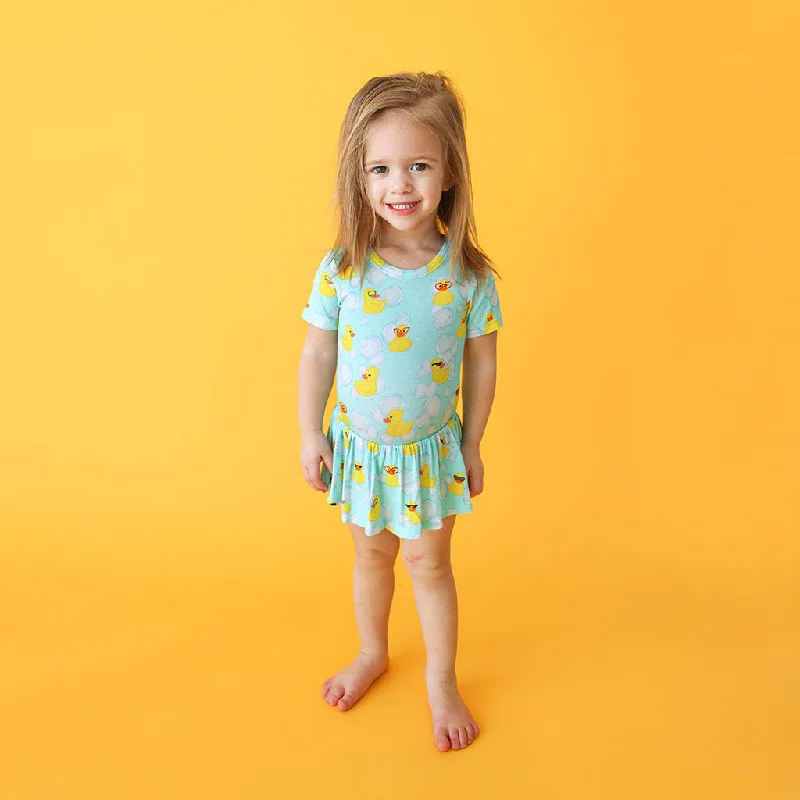 structured dressPosh Peanut Ducky Twirl Skirt Bodysuit