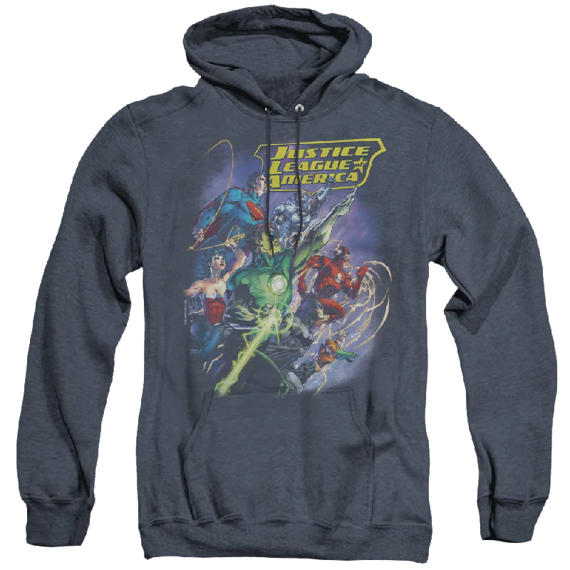 sports hoodieJustice League Onward - Heather Pullover Hoodie