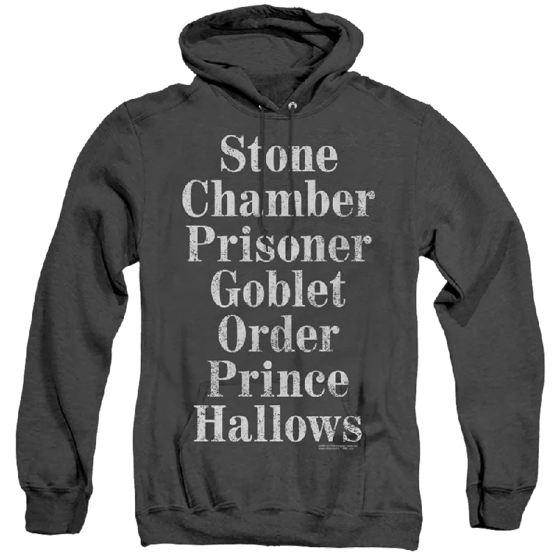 comfortable fleece hoodieHarry Potter Titles - Heather Pullover Hoodie