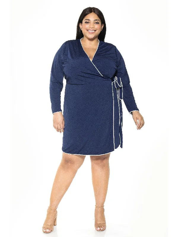 Super Sale shift dressAmelia Wrap Dress - Plus Size