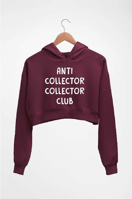Warehouse Sale stylish hoodieanti collector collector club Crop HOODIE FOR WOMEN
