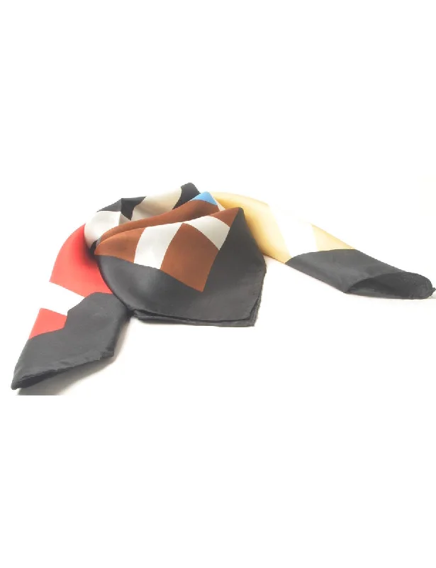 Stock Clearance warm outerwearGeometric Pattern Head Scarf - M