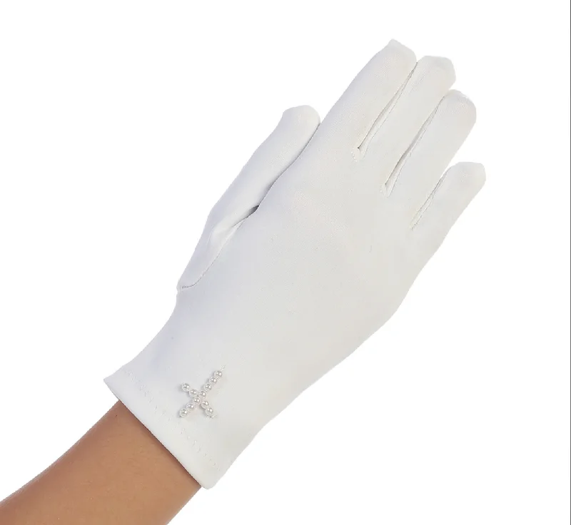 fitted dressSatin Gloves