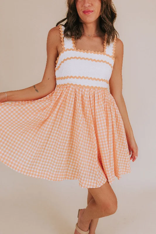 tiered dressOrange You Glad Dress