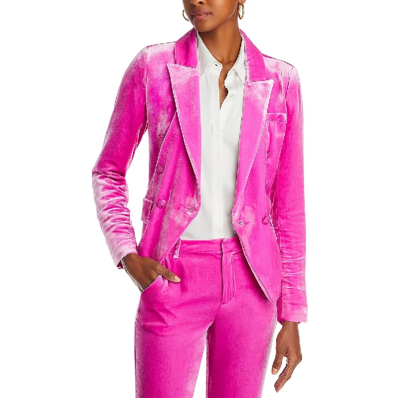 Get It Before It’s Gone classic bomber jacketKenzie Womens Velvet Suit Separate Double-Breasted Blazer