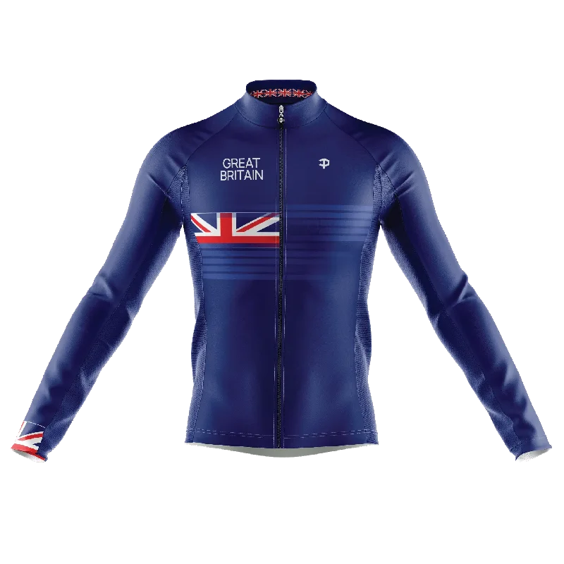 Buy More, Save More warm athletic hoodieGreat Britain V3 Long Sleeve Cycling Jersey