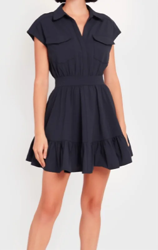 casual midi dressRuthy Dress In Navy