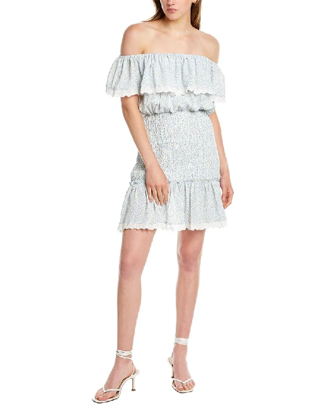Price Meltdown boho-chic dressStellah Smocked Mini Dress