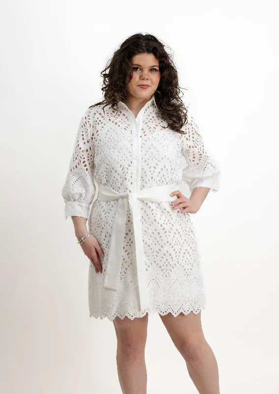 While Supplies Last denim dressDaisy White Dress