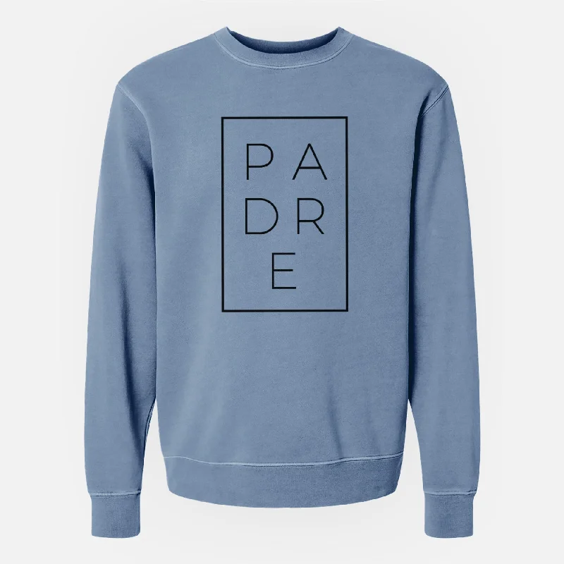 trendy sports sweatshirtPadre Boxed - Unisex Pigment Dyed Crew Sweatshirt