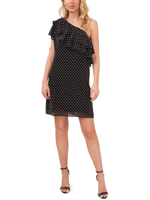 fitted dressWomens Clip-Dot Short Mini Dress