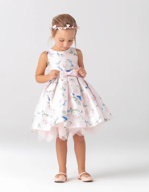 Deal Explosion textured dressRomantic Sunrise Bow Dress