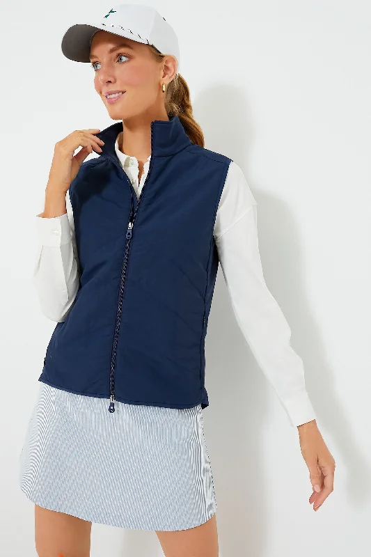 premium outdoor jacketNavy Lightweight Queally Vest