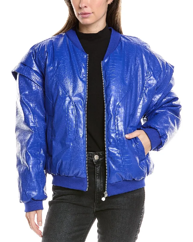 Best Deals sporty jacketOw Collection Croc Bomber Jacket