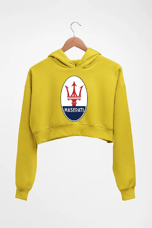 soft hoodieMaserati Crop HOODIE FOR WOMEN