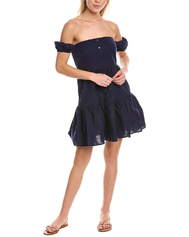 Today’s Deal draped dress1.STATE Button Front Dress