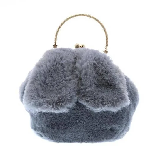 Final Markdown chic dressPlush Bunny Ear Purse