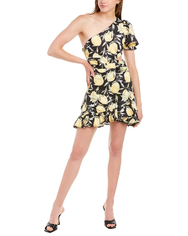 Daily Deals casual evening dressHL Affair One-Shoulder Mini Dress