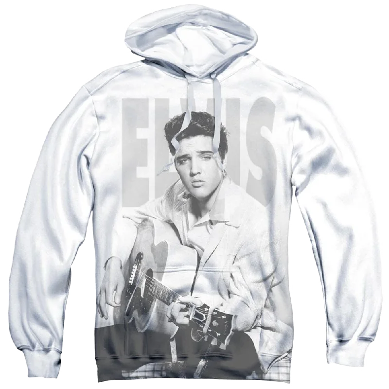 Bargain Bin comfy hoodieElvis Presley Play Me A Song - All-Over Print Pullover Hoodie