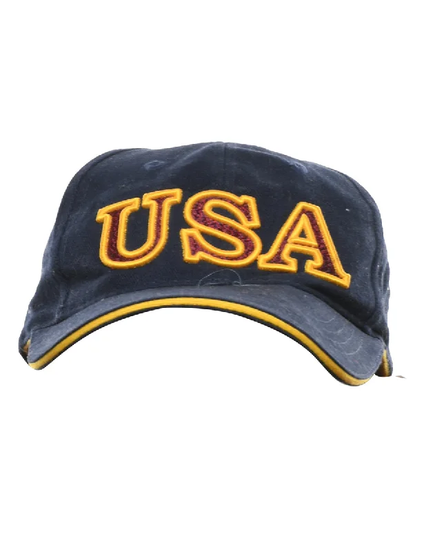 Price Drop stylish blazer coatUSA Embroided Cap - XS