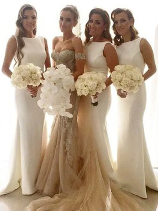 Best Bargains Cheap Bridesmaid Dresses Bateau Sheath/Column Sexy Long Bridesmaid Dresses JKB019 Best Bargains Cheap Bridesmaid Dresses Bateau Sheath/Column Sexy Long Bridesmaid Dresses JKB019