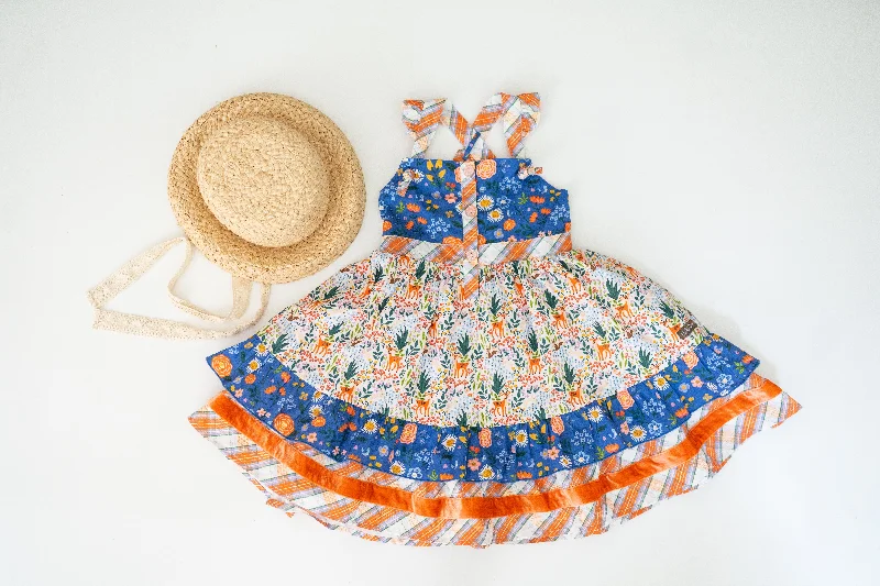Online Exclusive wrap dressHarvest Horizon Knot Dress
