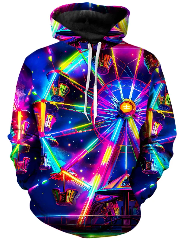 fashion casual hoodieNeon Sky Unisex Hoodie