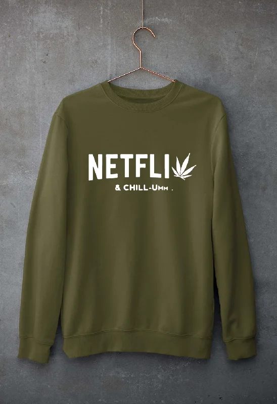 versatile gym hoodieNetflix Weed & Chill Unisex Sweatshirt for Men/Women