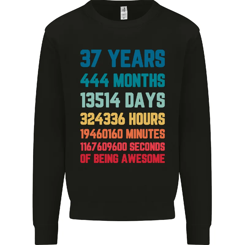 workout-ready hoodie37th Birthday 37 Year Old Men's Sweatshirt - Premium Comfort and Style