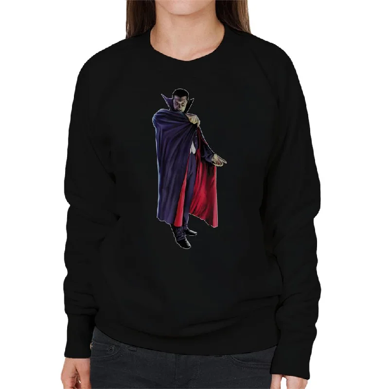 lightweight fitness hoodieDracula Cape Pose Women's Sweatshirt