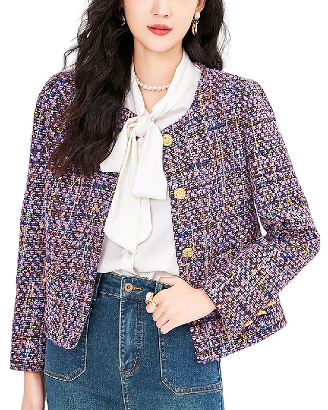 stylish zip jacketWlzd Wool-Blend Blazer