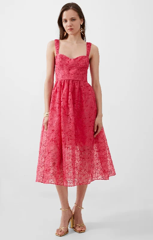 Final Markdown French Connection - Embroidered Evelyn Lace Strappy Dress