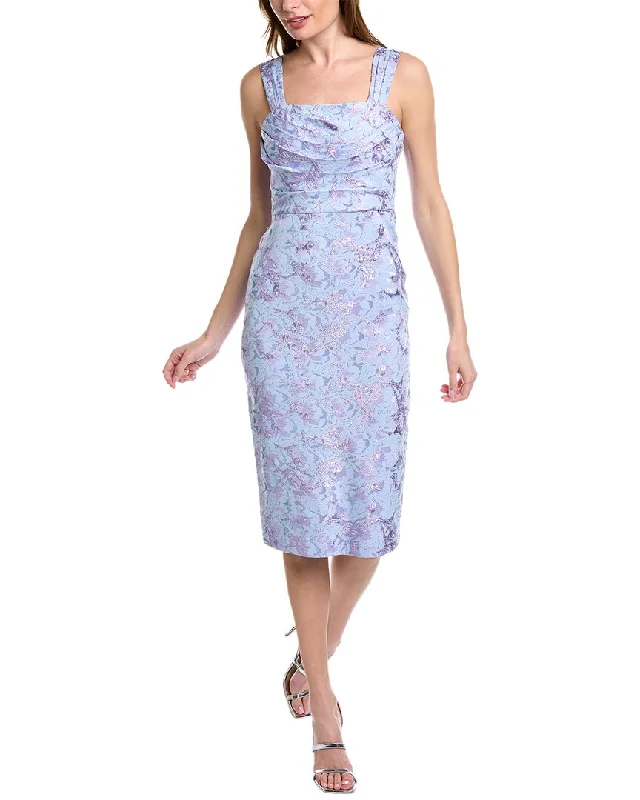 Markdown Madness party-ready dressAidan Mattox Jacquard Sheath Dress