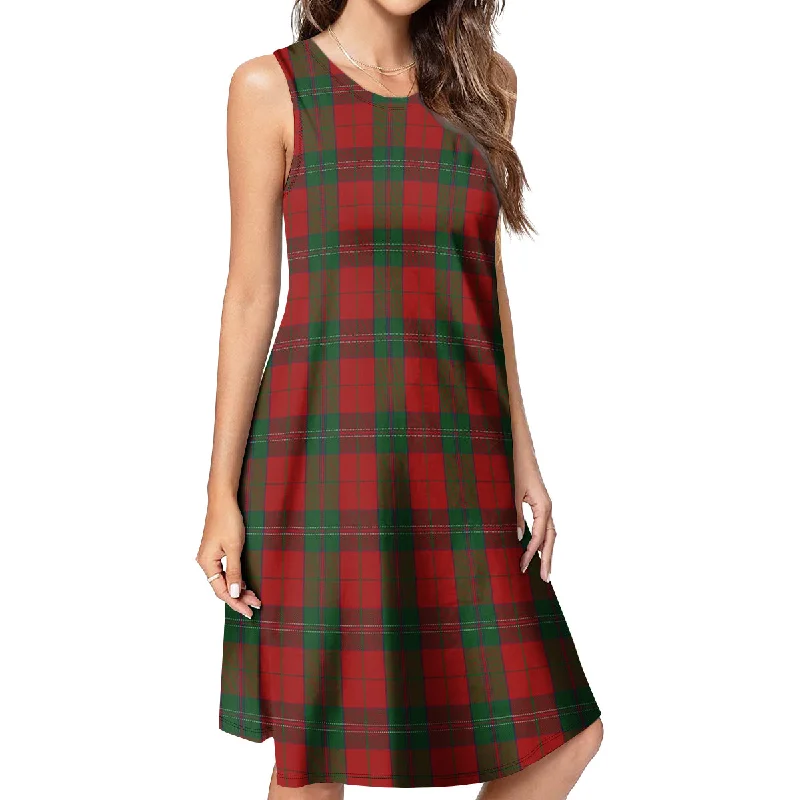 Deal Mania Thomas of Wales Tartan Womens Casual Dresses