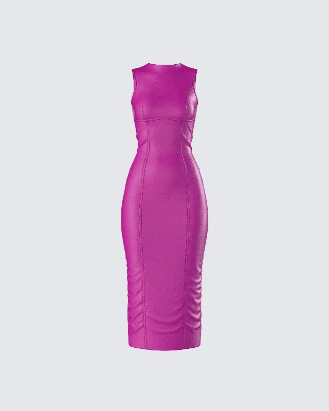 Fantastic Deals flowy evening dressCaisyn Magenta Midi Dress