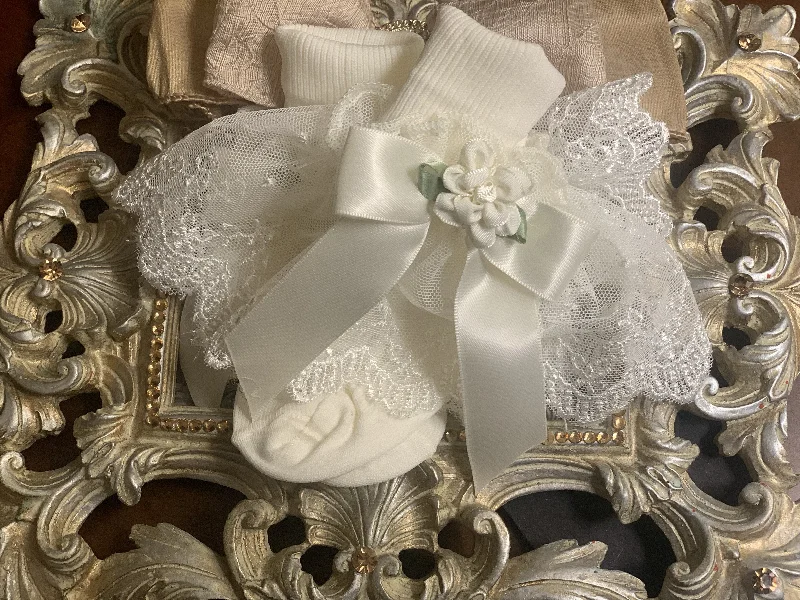 Sneak Peek Sale boho-chic dressKatie Rose Ivory Lace Sock