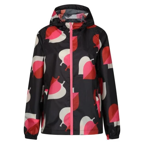 warm insulated jacketRegatta Womens/Ladies Orla Kiely Pack-It Leaves Waterproof Jacket