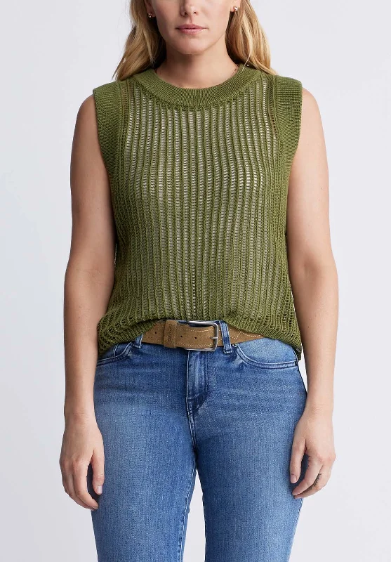 Price Drop fitted workout hoodieSyden Women’s Openwork Knit Tank Top in Olive Green - SW0060P Price Drop fitted workout hoodieSyden Women’s Openwork Knit Tank Top in Olive Green - SW0060P