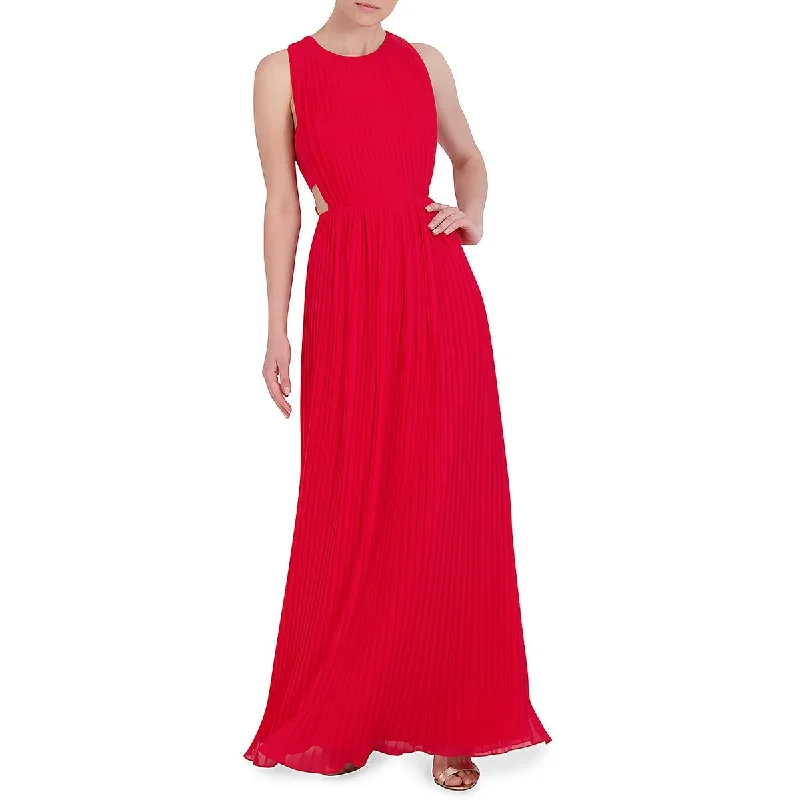 cocktail dressBCBGMAXAZRIA Womens Full Length Pleated Evening Dress