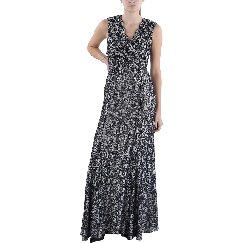 casual slip dressTahari ASL Womens Lace Floral Evening Dress