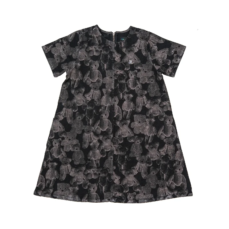 Low Prices wool dressBleached Out Bear Denim Dress