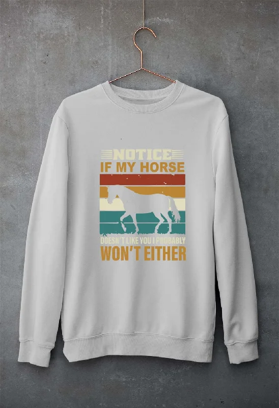 slim fit workout hoodieHorse Unisex Sweatshirt for Men/Women